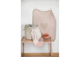 David Fussennegger | Juwel Baby Blanket | Pale Pink Heart