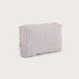 Caracol | Small Cosmetic Pouch With Pearl Zipper