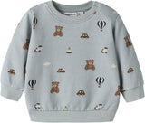 Name It | Blue Bear Balloon Sweater | Abyss