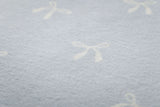 David Fussennegger | Juwel Baby Blanket | Blue Bows Allover