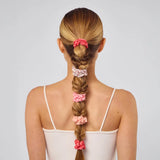 Kitsch | Ruched Satin Scrunchies | Cherry Blossom