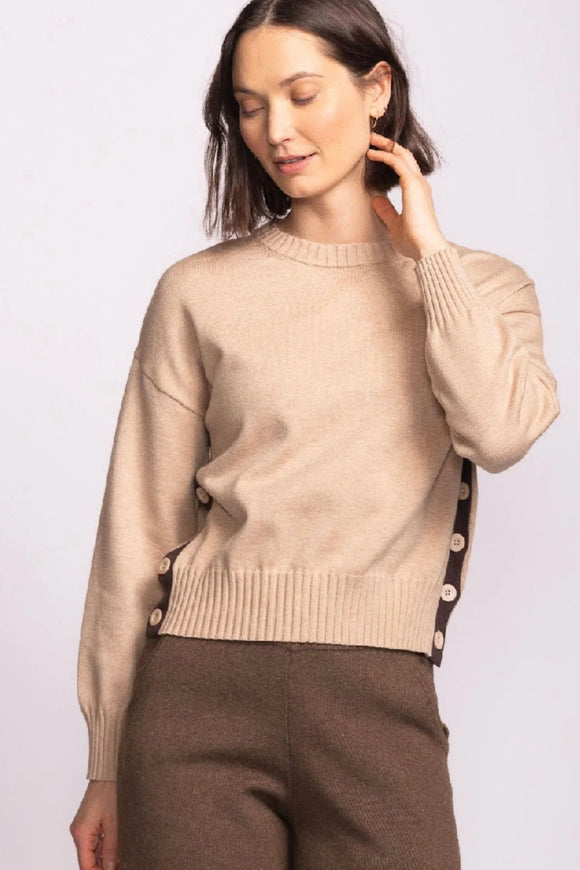 Pink Martini | Grigio Sweater | Beige