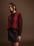 Deluc |  Bart Sweater | Cacao Malbec Stripe