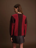 Deluc |  Bart Sweater | Cacao Malbec Stripe