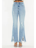 Kan Can | High Rise Leg Distress Bootcut Jeans | KC9349L