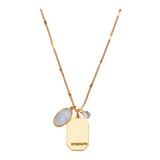 April Birthstone Necklace | Birthday Jewelry | Gold