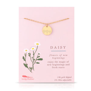 Lucky Feather | Botanical Necklaces | Gold