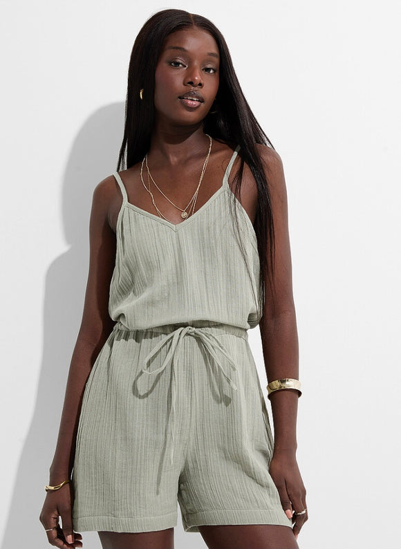 Ichi | Iafoxa Playsuit | Green