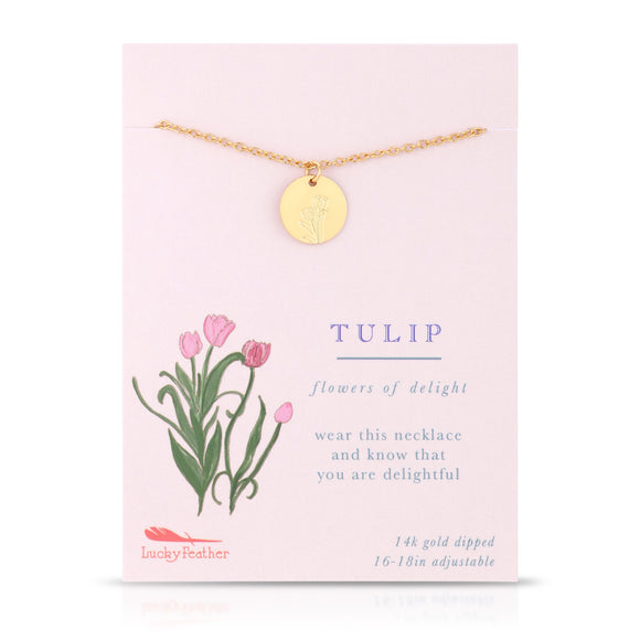 Lucky Feather | Botanical Necklaces | Gold