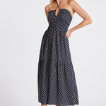 Bishop + Young | Aeries Halter Dress | Clover Print