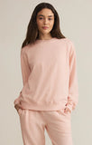Z Supply | Boyfriend Sweatshirt | Pink Salt
