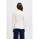 B. Young | Bysmirna Long Sleeve Top | White