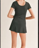 Sadie and Sage | Elite Mini Skort Dress | Black