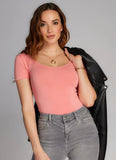C'est Moi | Bamboo Short Sleeve Scoop Neck Top