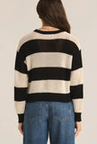 Z Supply | Broad-Beach Stripe Sweater | Black | ZW242499