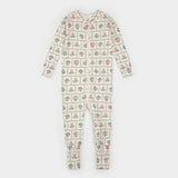 Petit Lem | Orchard Blooms on Antique White Convertible Sleeper