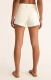 Z Supply | Classic High Rise Denim Short | Off White