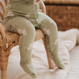 Petit Lem | Little Lamb On Sage Convertible Sleeper