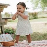 Petit Lem | Strawberry Gingham Print Dress Set