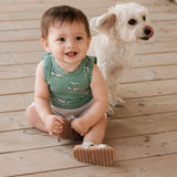 Petit Lem | Golf Dogs 3 Piece Bodysuit Set