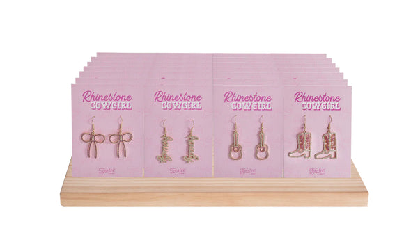 Totalee Gift | Dangle Rhinestone Earrings