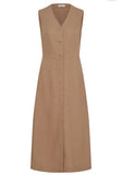 B Young | Byfalakka Button Up Dress | Woodsmoke