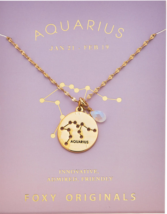 Foxy Originals | STARGAZER ORIGINALS NECKLACE | AQUARIUS