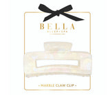 Bella Sleep + Spa | White Marble Claw Clip