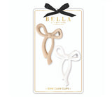 Bella Sleep + Spa | Bow Claw Clips | 2 Pcs