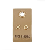 Leather Tag Earrings