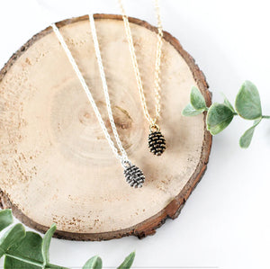 Birch Jewelry | Small Pinecone Necklace