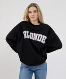 Brunette The Label | Brunette Not Your Boyfriend’s Crew | Washed Black and Pink