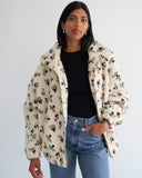 Brunette the Label | Floral Sherpa Jacket