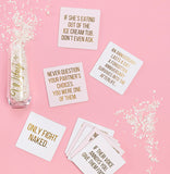 Totalee Gift | Advice for the Couple Coaster Set