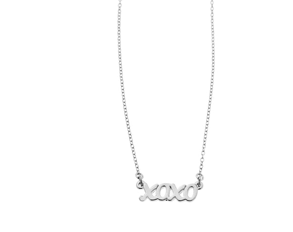 Foxy Original | love XOXO Necklace | Silver