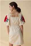 Myra Bag | Emma Bloom Bouffant Dress | Off White