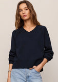 Z Supply | Stratton V-Neck Sweater | Eclipse