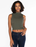 C’EST MOI | Bamboo Sleeveless Mock Neck Tank
