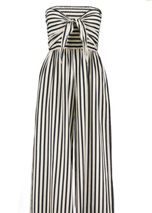 Bishop + Young | Elva Stripe Jumpsuit | Black Stripe