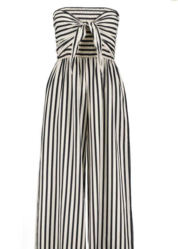 Bishop + Young | Elva Stripe Jumpsuit | Black Stripe
