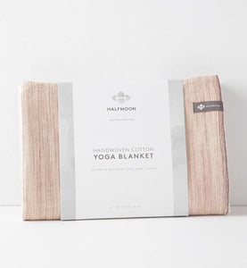 Half Moon | Handwoven Cotton Yoga Blanket