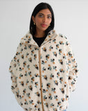 Brunette the Label | Floral Sherpa Jacket