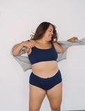 Huha | Mineral Brief Underwear | Navy