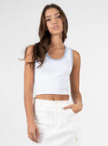 C’est Moi | Bamboo Rib Deep Scoop Neck Tank