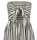 Bishop + Young | Elva Stripe Jumpsuit | Black Stripe