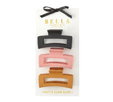 Bella Sleep + Spa | Matte Claw Clips | 3 Pcs