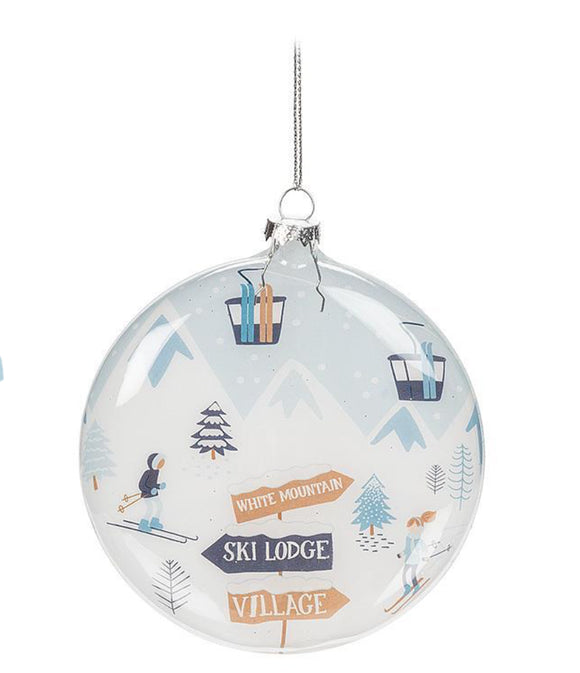 Abbott | Ski Hill Christmas Ornament