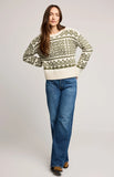 Gentle Fawn | Cypress Pullover Sweater | Heather Moss Green