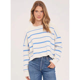 Gentle Fawn | Echo Pullover Sweater | Sky Stripe