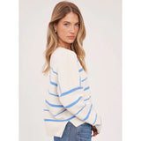 Gentle Fawn | Echo Pullover Sweater | Sky Stripe